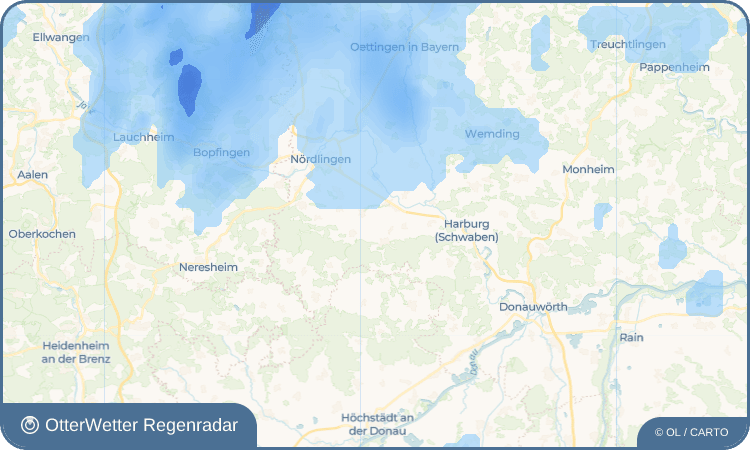 OtterWetter Regenradar-Widget Merzingen