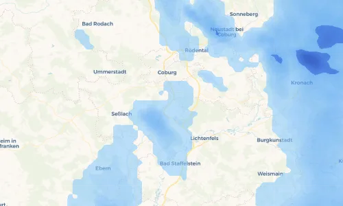 Regenradar Vorschaubild - Aktuelle Niederschläge in Meschenbach und Umgebung