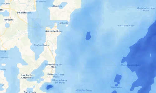 Regenradar Vorschaubild - Aktuelle Niederschläge in Mespelbrunn und Umgebung