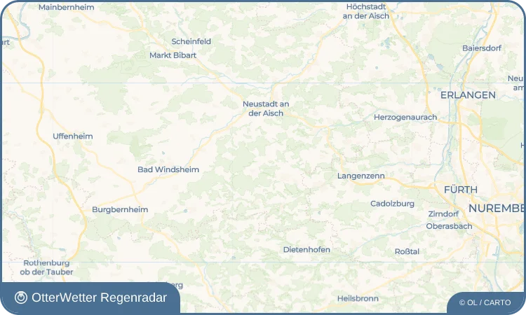Widget-Vorschau für Mettelaurach Wetter-Widget-Vorschau mit Vorhersagedaten für Mettelaurach