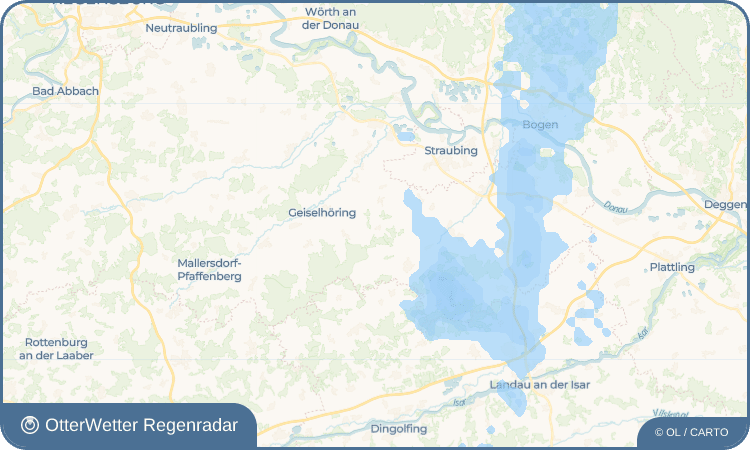 OtterWetter Regenradar-Widget Metting