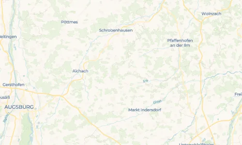 Regenradar Vorschaubild - Aktuelle Niederschläge in Metzenried und Umgebung