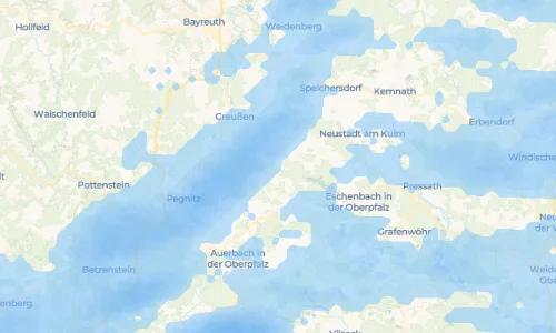 Regenradar Vorschaubild - Aktuelle Niederschläge in Metzlasreuth und Umgebung