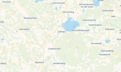 Regenradar Metzlersreuth: aktuelle Niederschläge in Metzlersreuth und Umgebung, Stand 21. Oktober 2026 um 9:25 Uhr