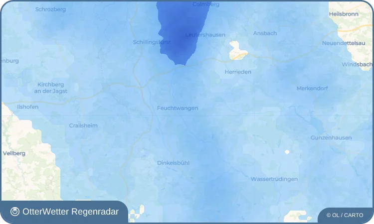 Wetter-Widget-Vorschau mit Vorhersagedaten für Metzlesberg