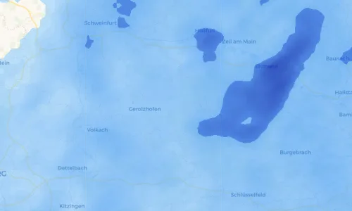 Regenradar Vorschaubild - Aktuelle Niederschläge in Michelau i.Steigerwald und Umgebung