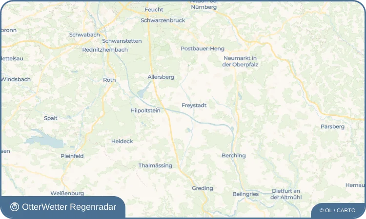 Wetter-Widget-Vorschau mit Vorhersagedaten für Michelbach