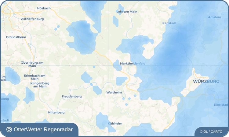 OtterWetter Regenradar-Widget Michelrieth