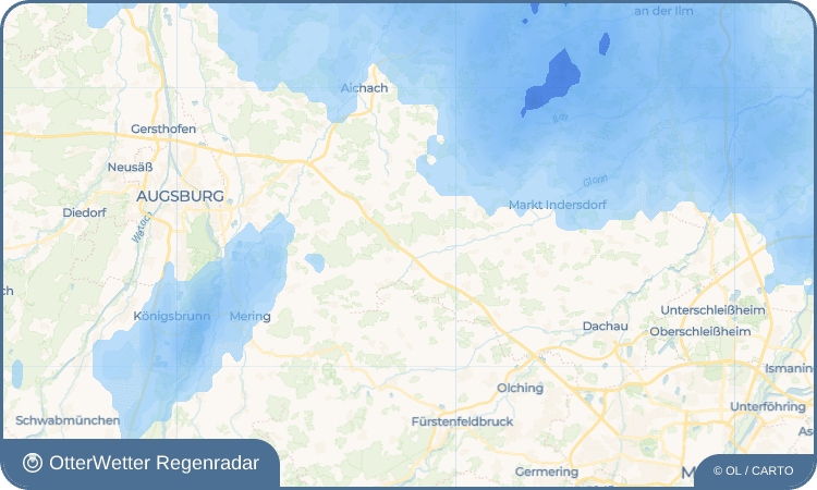 OtterWetter Regenradar-Widget Miegersbach