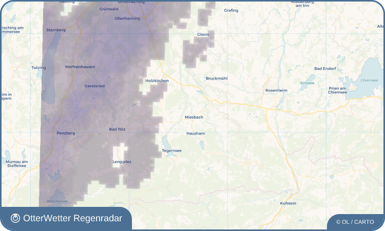 Widget-Vorschau für Miesbach Wetter-Widget-Vorschau mit Vorhersagedaten für Miesbach