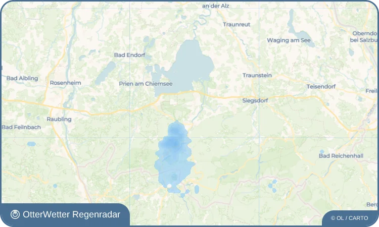 Wetter-Widget-Vorschau mit Vorhersagedaten für Mietenkam