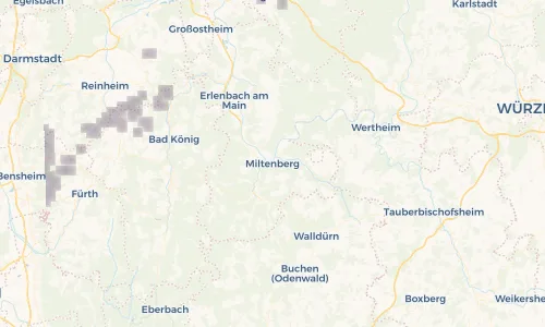 Regenradar Vorschaubild - Aktuelle Niederschläge in Miltenberg und Umgebung