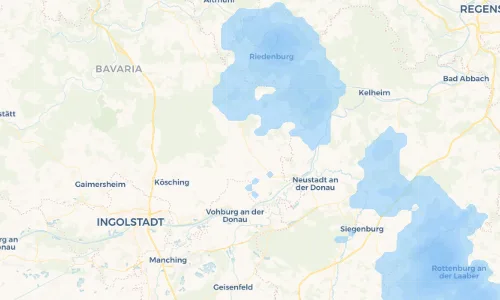 Regenradar Vorschaubild - Aktuelle Niederschläge in Mindelstetten und Umgebung
