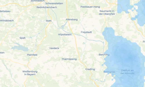 Regenradar Vorschaubild - Aktuelle Niederschläge in Mindorf und Umgebung