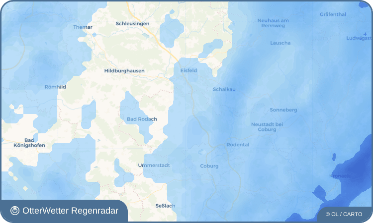OtterWetter Regenradar-Widget Mirsdorf