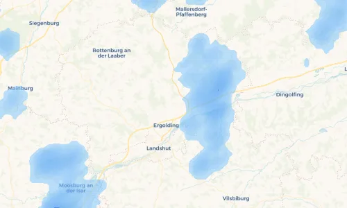 Regenradar Vorschaubild - Aktuelle Niederschläge in Mirskofen und Umgebung