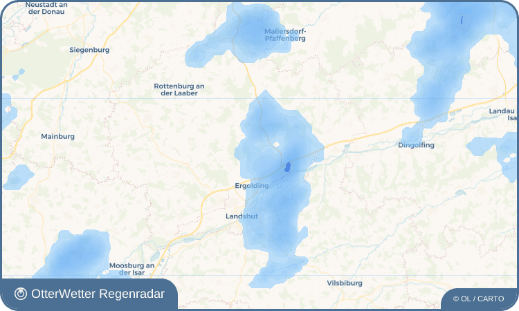 Widget-Vorschau für Mirskofen Wetter-Widget-Vorschau mit Vorhersagedaten für Mirskofen