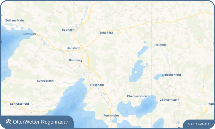 OtterWetter Regenradar-Widget Mistendorf