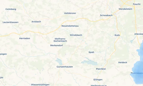 Regenradar Vorschaubild - Aktuelle Niederschläge in Mitteleschenbach und Umgebung