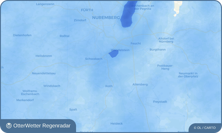 OtterWetter Regenradar-Widget Mittelhembach