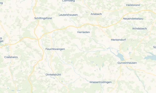 Regenradar Mittelschönbronn: aktuelle Niederschläge in Mittelschönbronn und Umgebung, Stand 22. Oktober 2026 um 19:15 Uhr