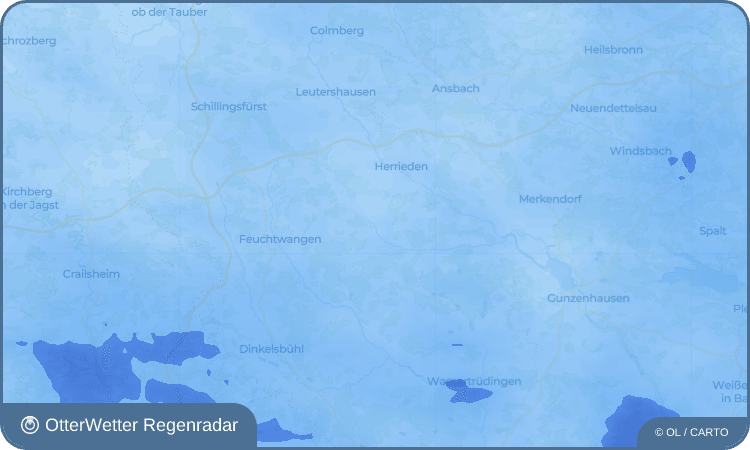 OtterWetter Regenradar-Widget Mittelschönbronn