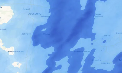 Regenradar Vorschaubild - Aktuelle Niederschläge in Mittelstetten und Umgebung