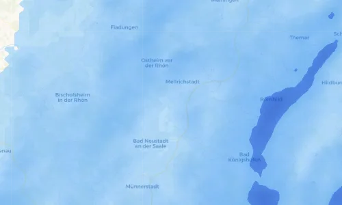 Regenradar Vorschaubild - Aktuelle Niederschläge in Mittelstreu und Umgebung