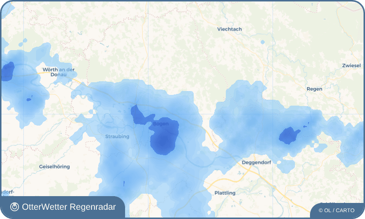 OtterWetter Regenradar-Widget Mitterbühl