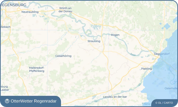 Widget-Vorschau für Mitterharthausen Wetter-Widget-Vorschau mit Vorhersagedaten für Mitterharthausen