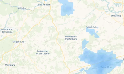 Regenradar Vorschaubild - Aktuelle Niederschläge in Mitterhaselbach und Umgebung