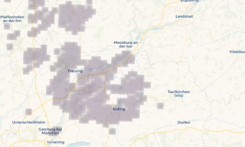 Regenradar Vorschaubild - Aktuelle Niederschläge in Mitterlern und Umgebung