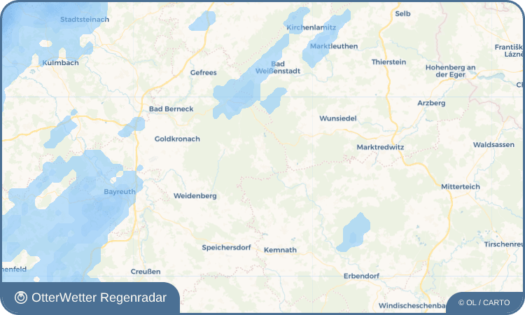 OtterWetter Regenradar-Widget Mitterlind