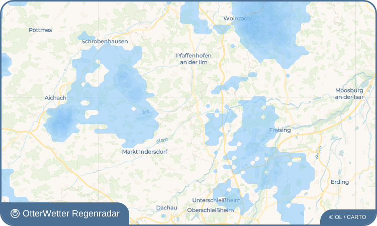OtterWetter Regenradar-Widget Mittermarbach