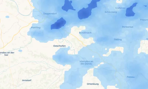 Regenradar Vorschaubild - Aktuelle Niederschläge in Mitterndorf und Umgebung