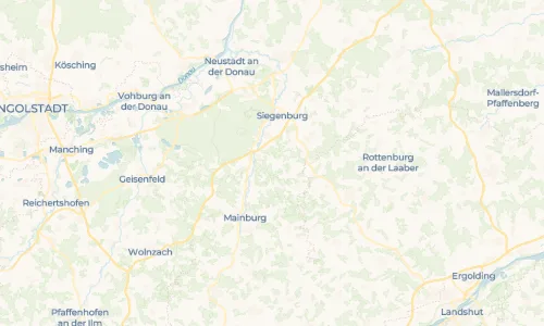 Regenradar Vorschaubild - Aktuelle Niederschläge in Mitterstetten und Umgebung