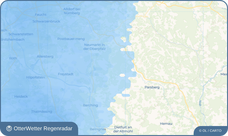 Widget-Vorschau für Mittersthal Wetter-Widget-Vorschau mit Vorhersagedaten für Mittersthal