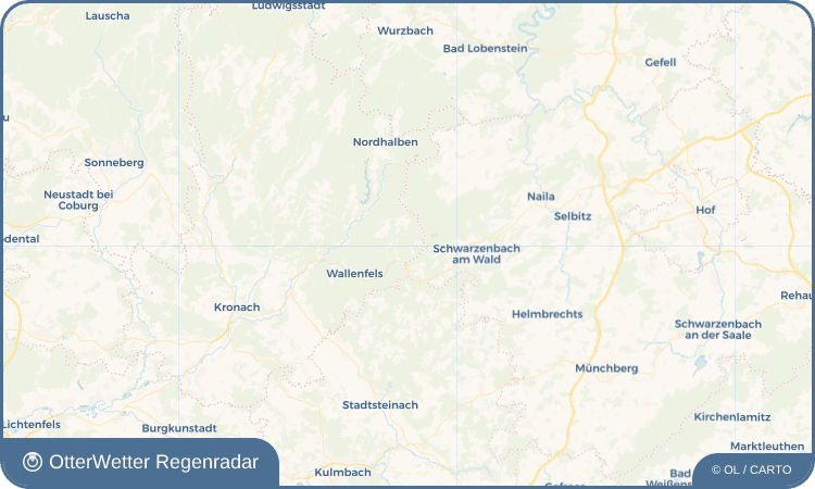OtterWetter Regenradar-Widget Mittlere Schnaid