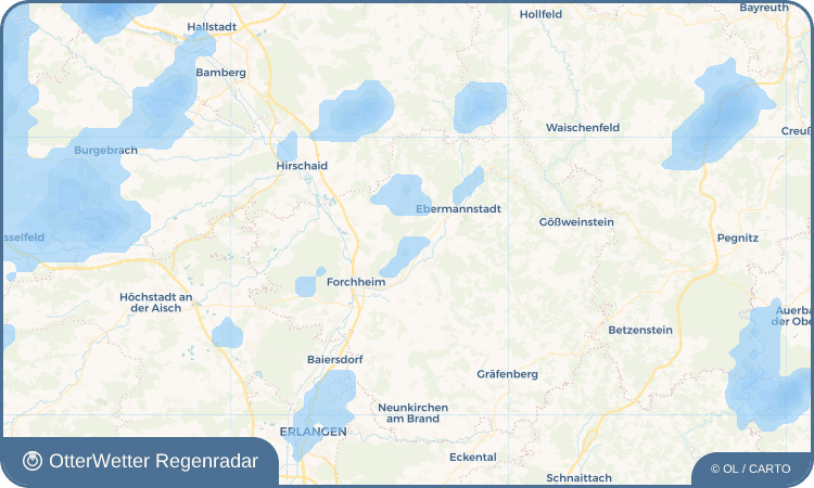 OtterWetter Regenradar-Widget Mittlerweilersbach