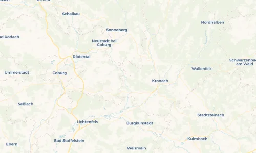 Regenradar Vorschaubild - Aktuelle Niederschläge in Mitwitz und Umgebung
