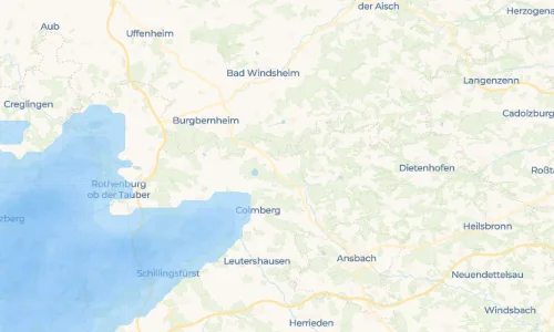 Regenradar Vorschaubild - Aktuelle Niederschläge in Möckenau und Umgebung