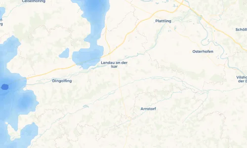 Regenradar Vorschaubild - Aktuelle Niederschläge in Möding und Umgebung