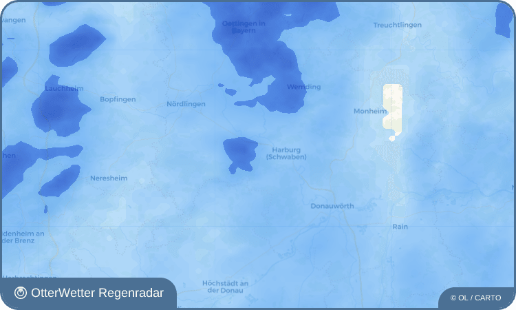 OtterWetter Regenradar-Widget Möggingen