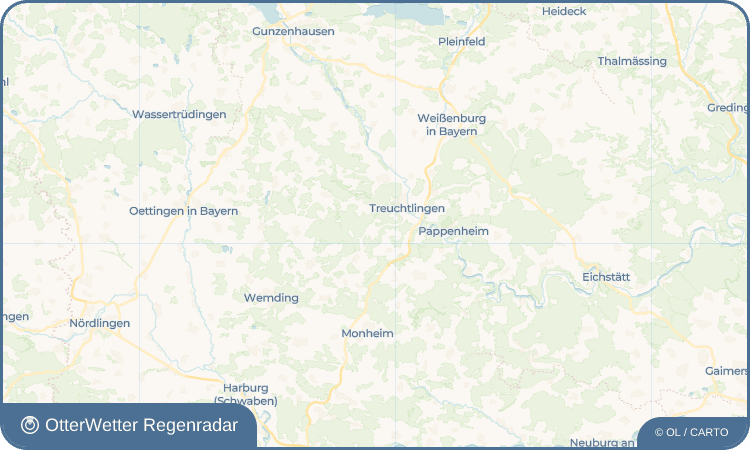 OtterWetter Regenradar-Widget Möhren
