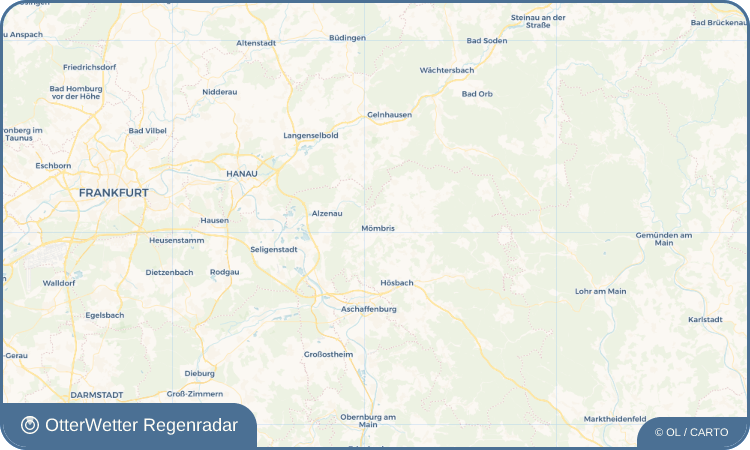 OtterWetter Regenradar-Widget Mömbris