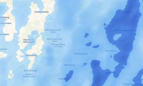 Regenradar Vorschaubild - Aktuelle Niederschläge in Mönchberg und Umgebung