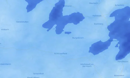 Regenradar Vorschaubild - Aktuelle Niederschläge in Mönchherrnsdorf und Umgebung