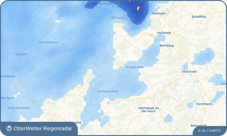 OtterWetter Regenradar-Widget Mönchherrnsdorf