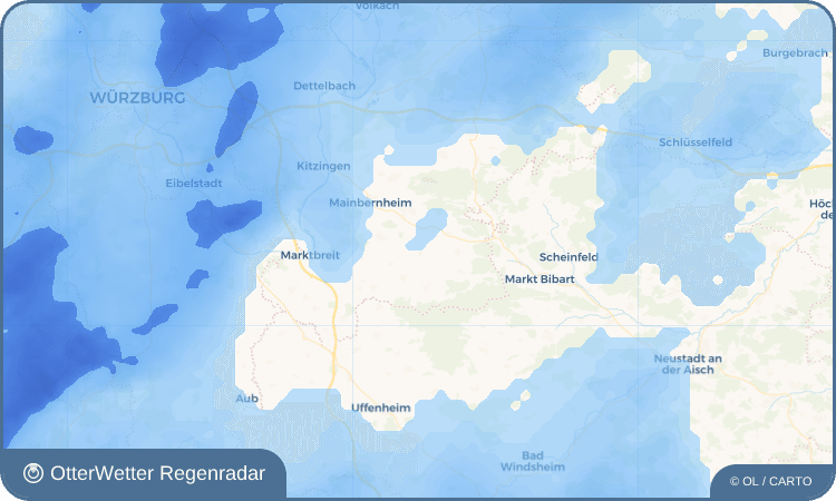 OtterWetter Regenradar-Widget Mönchsondheim