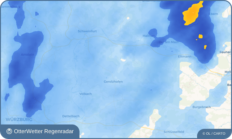 OtterWetter Regenradar-Widget Mönchstockheim